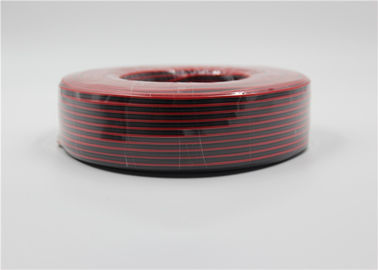 スピーカーのための2x4.0mm2銅のスピーカー ケーブルの黒くおよび赤いケーブル