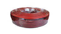 中国 音声2の中心の銅のスピーカー ケーブルの3.5 Mmへの赤く黒いスピーカー ワイヤー 会社